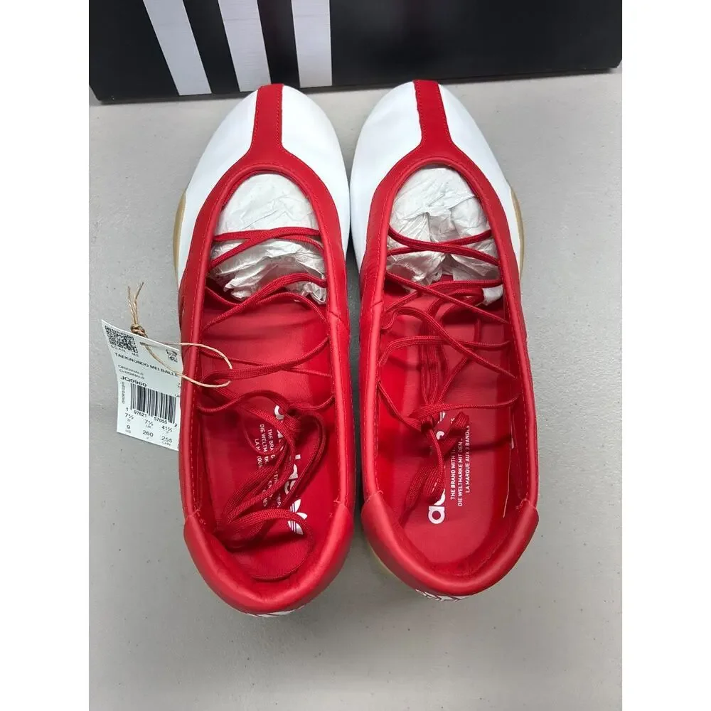 adidas Women’s Taekwondo Mei Ballet White Better Scarlett Gum New in box Size 9